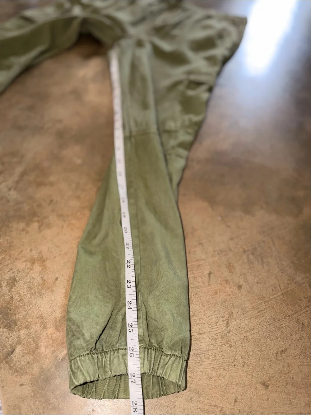 Elan 100% Tencel Olive Utility Cargo Jogger Pants Relaxed Fit M - Picture 13 of 13